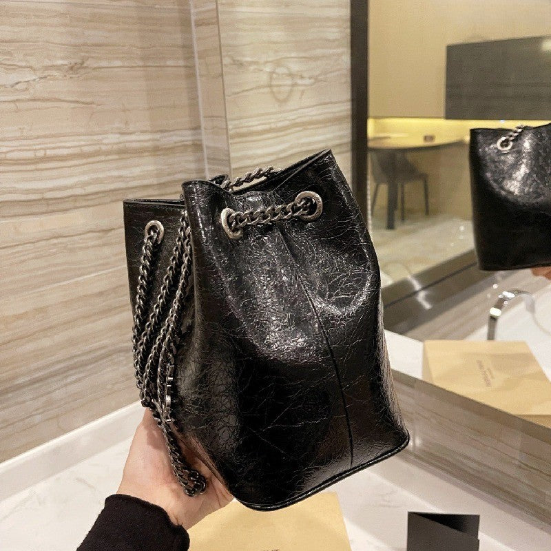 YSL Saint Laurent Grained Leather Bag