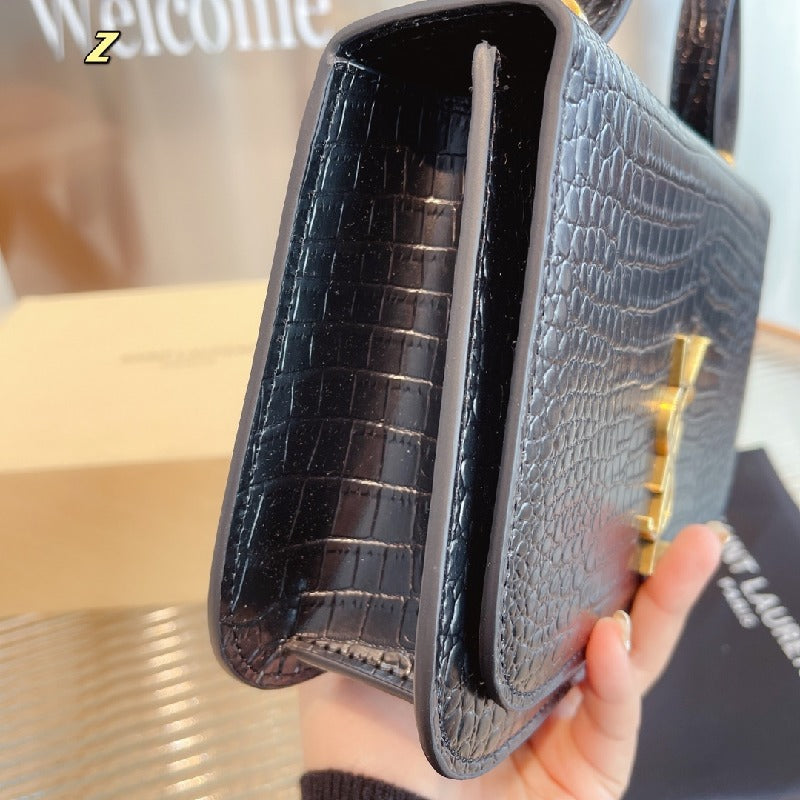 YSL Sunset Medium Monogram Crossbody Bag