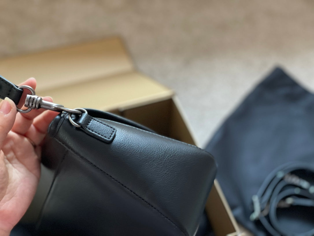YSL Solferino Leather Medium Bag