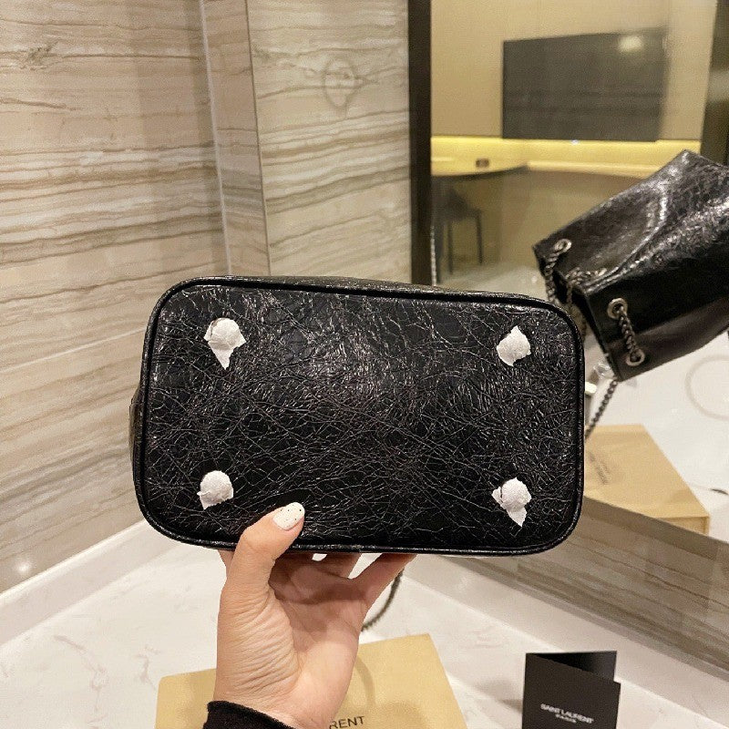YSL Saint Laurent Grained Leather Bag
