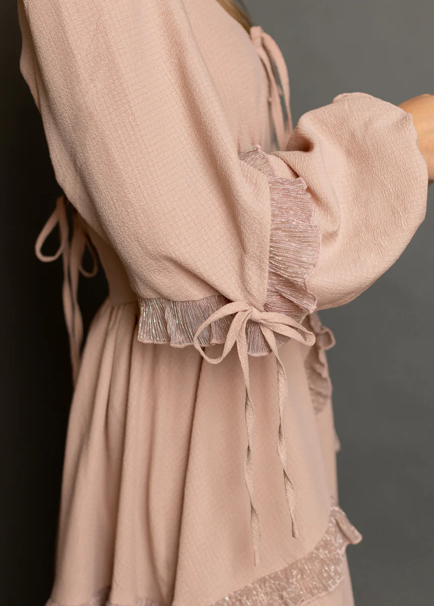Women Long Sleeved Boho Dress