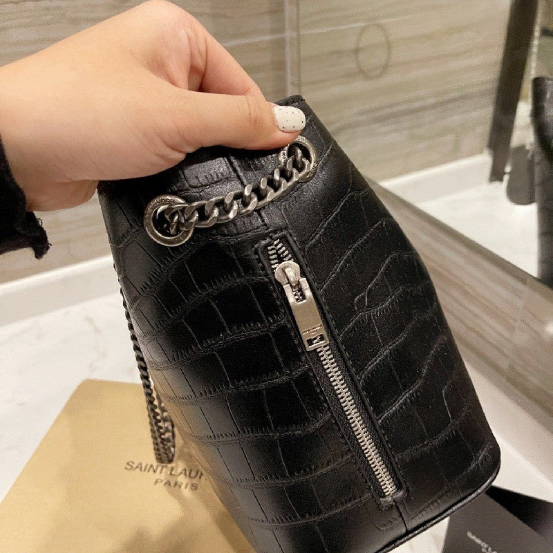 YSL Saint Laurent Grained Leather Bag