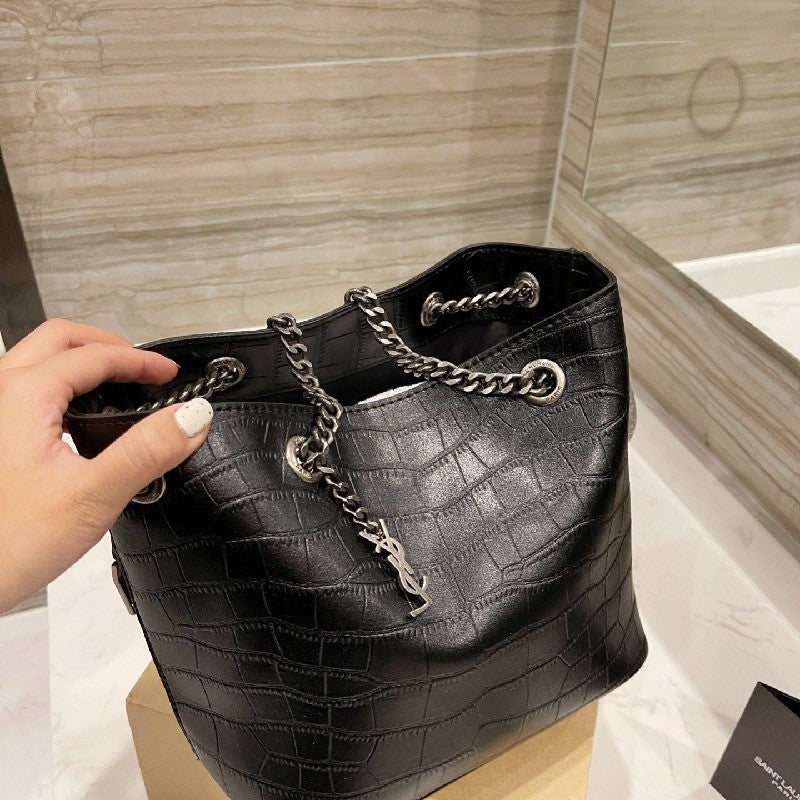 YSL Saint Laurent Grained Leather Bag
