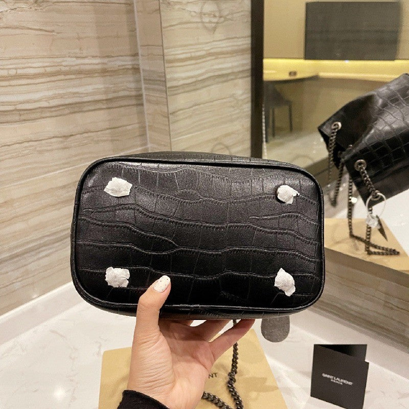 YSL Saint Laurent Grained Leather Bag