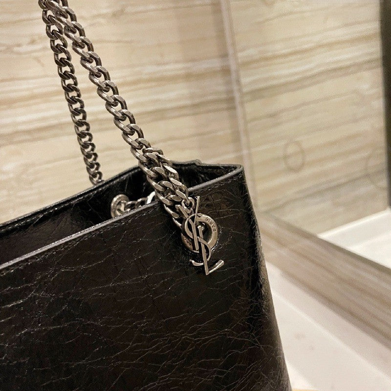 YSL Saint Laurent Grained Leather Bag