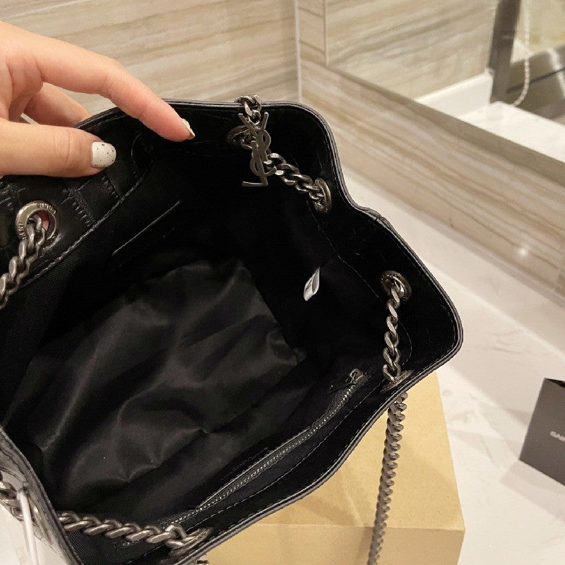 YSL Saint Laurent Grained Leather Bag