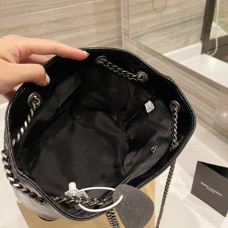 YSL Saint Laurent Grained Leather Bag