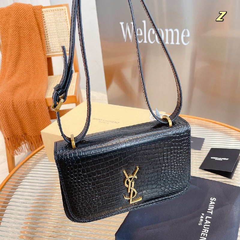 YSL Sunset Medium Monogram Crossbody Bag
