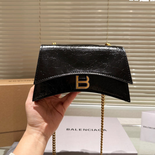 Balenciaga BB CRUSH double chain quilting Bag