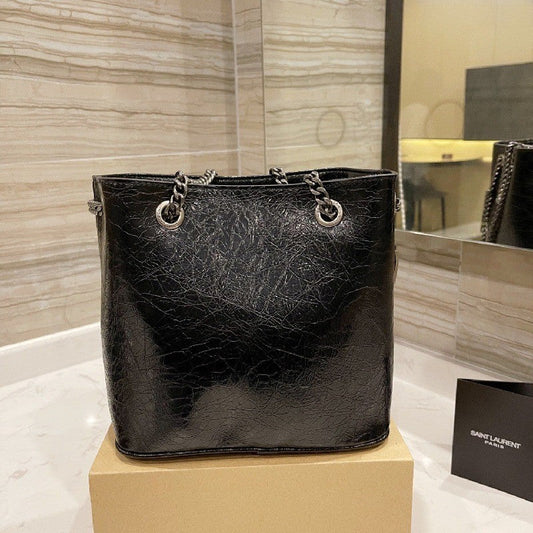 YSL Saint Laurent Grained Leather Bag
