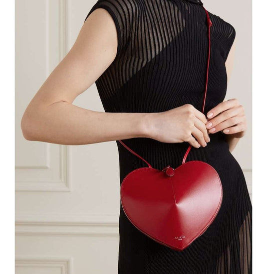 ALAÏA Le Coeur leather shoulder bag