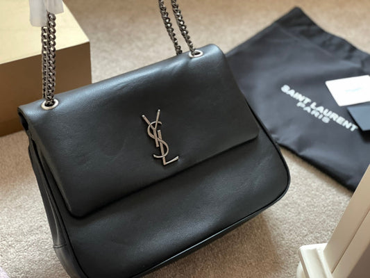 YSL Postman thick gold chain Bag