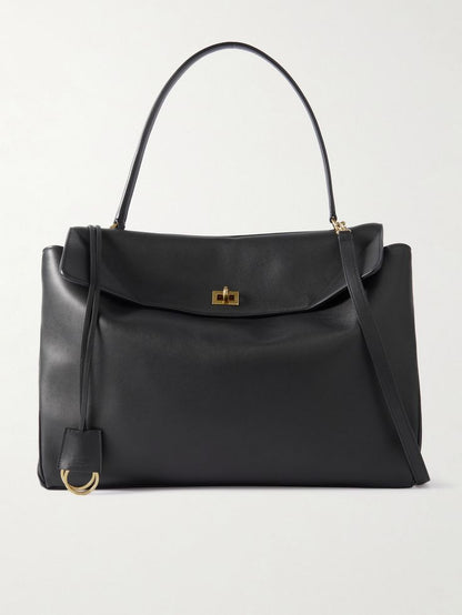 Balenciaga Rodeo Large Leather Shoulder Bag