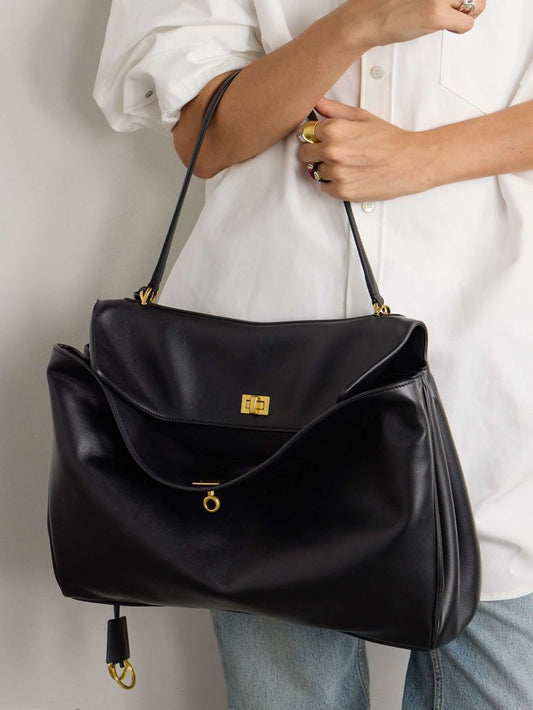 Balenciaga Rodeo Large Leather Shoulder Bag