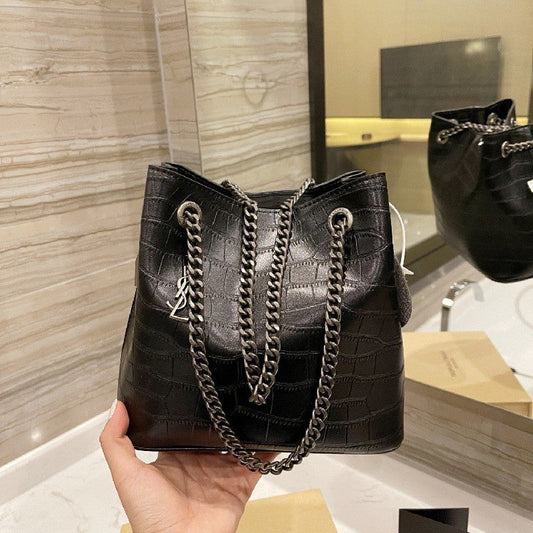 YSL Saint Laurent Grained Leather Bag